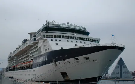 cruise ship in port japan