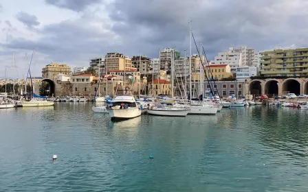 Cruise port of Iraklion, Greece