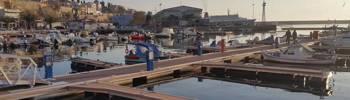 port of Kavala, Greece