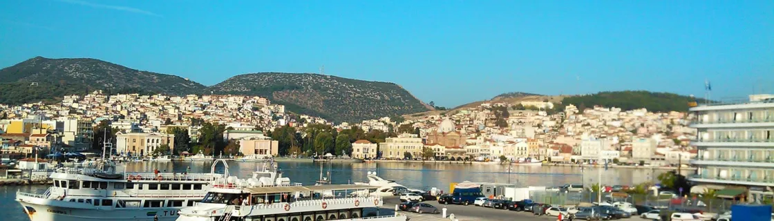 port of Mytilene, Greece