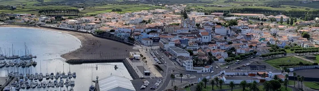 Cruise port of Praia Da Vitoria, Azores
